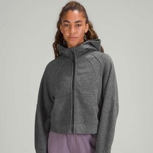 Lululemon scuba cropped full zip hoodie